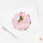bijenmijn | VALENTIJNSDAG Ronde Sticker (Envelop)