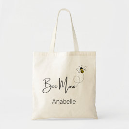 Bijenmijn - Valentijnsdag Schattige Bijen Custom Tote Bag