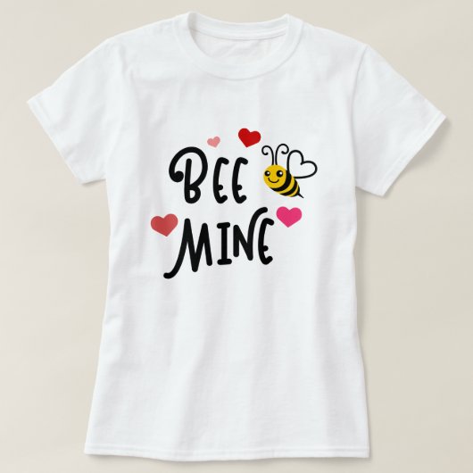 Bijenmijn - Valentijnsdag T-shirt (Design voorkant)