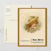 bijennaaimachine en bijennaaimachine briefkaart (Voorkant / Achterkant)