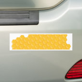 Bijennetje Honeycomb Hexagon Patroon Bumpersticker (Op auto)