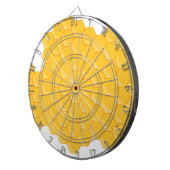 Bijennetje Honeycomb Hexagon Patroon Dartbord (Voorkant Rechts)