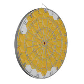 Bijennetje Honeycomb Hexagon Patroon Dartbord (Voorkant Links)