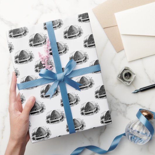 Bijennetjes en bijen #1 Heraldische Vintage Cadeaupapier (Geschenken)