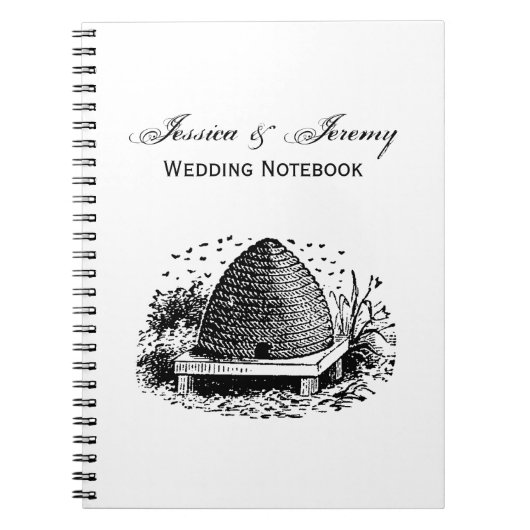 Bijennetjes en bijen #1 Heraldische Vintage Notitieboek (Voorkant)