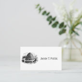 Bijennetjes en bijen #1 Heraldische Vintage Visitekaartje (Staand voorkant)