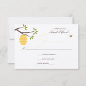 Bijennetnummer RSVP Kaartje (Voorkant)