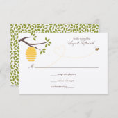 Bijennetnummer RSVP Kaartje (Voorkant / Achterkant)