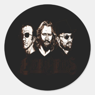 bijennetten voor mannen en vrouwen ronde sticker