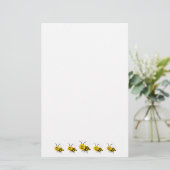 Bijenontwerp Briefpapier (Staand voorkant)
