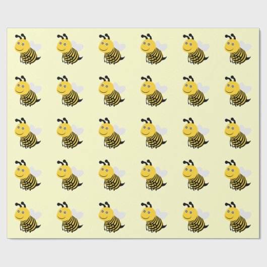 Bijenontwerp Cadeaupapier (Vlak)
