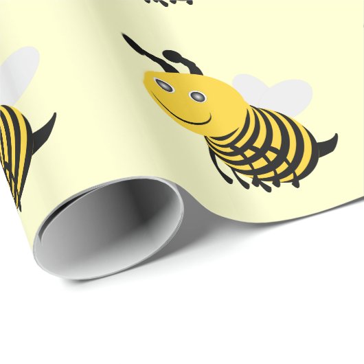 Bijenontwerp Cadeaupapier (Rol Hoek)