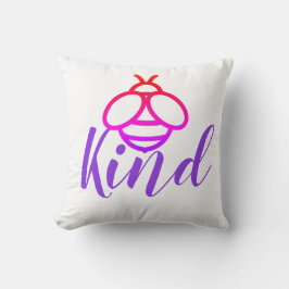 Bijenontwerp oranje rood roze paarse hommel kussen