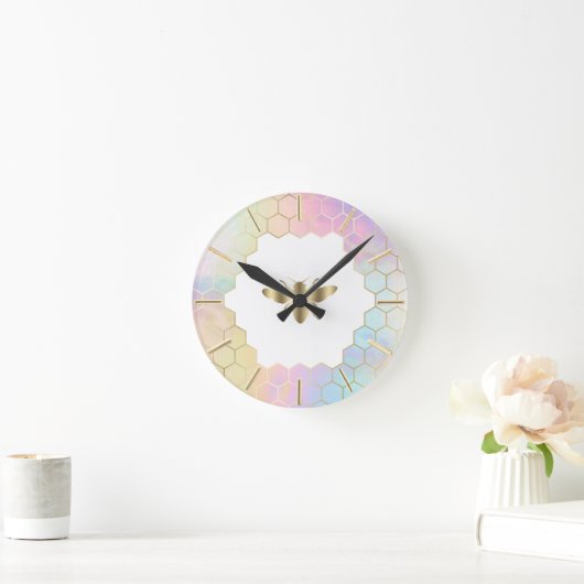 bijenontwerp ronde klok (Huis)