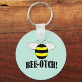 Bijenotch-sleutelhanger cadeaus sleutelhanger (Voorkant)