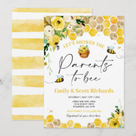 Bijenouders Genderneutrale Baby showers voor bijen Kaart