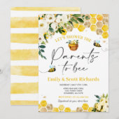 Bijenouders Genderneutrale Baby showers voor bijen Kaart (Voorkant / Achterkant)