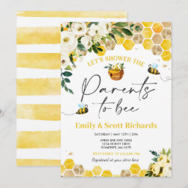 Bijenouders Genderneutrale Baby showers voor bijen Kaart