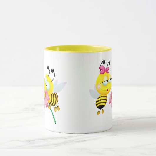 BIJENPAAR VERLIEFD OP MOK (Midden)