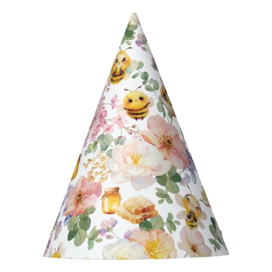 Bijenpapier Feesthoedjes (Voorkant)