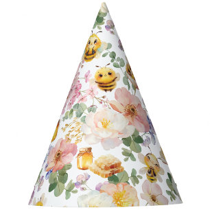 Bijenpapier Feesthoedjes