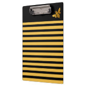 Bijenpatroongeel en zwart klembord (Links)