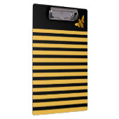 Bijenpatroongeel en zwart klembord (Rechts)