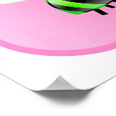 Bijenpictogrammen Poster (Hoek)