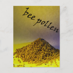 bijenpollen briefkaart