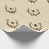  bijenpoot cadeaupapier (Hoek)