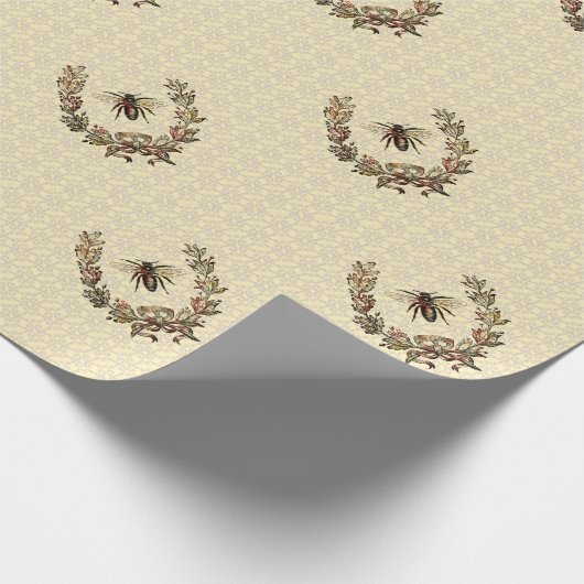  bijenpoot cadeaupapier (Hoek)