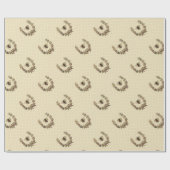 bijenpoot cadeaupapier (Vlak)