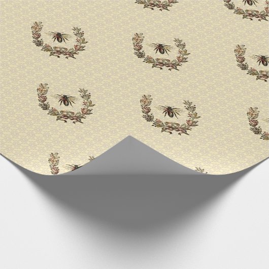  bijenpoot cadeaupapier (Hoek)