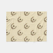  bijenpoot fleece deken (Voorkant (Horizontaal))
