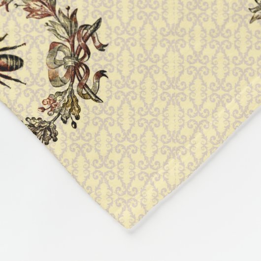  bijenpoot fleece deken (Hoek)