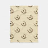  bijenpoot fleece deken (Voorkant)