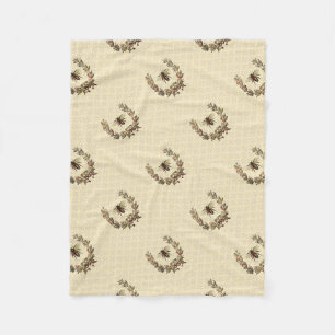 bijenpoot fleece deken