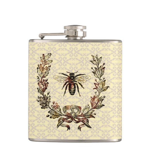  bijenpoot heupfles (Voorkant)