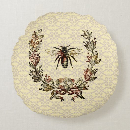 bijenpoot rond kussen (Voorkant)