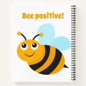 Bijenpositief spiraal Notitieboek (Achterkant)