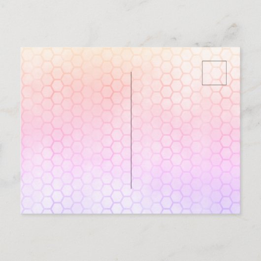 Bijenregenbooggroen voor de Vrijgezellenfeest Uitnodiging Briefkaart (Achterkant)