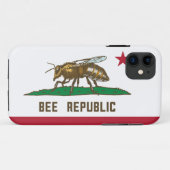 Bijenrepubliek Vlag Case-Mate iPhone Case (Achterkant (horizontaal))