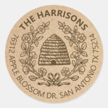  bijenresterend adreslabel