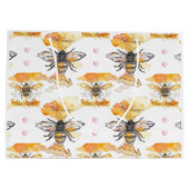 Bijensoort - Bee Happy Groot Cadeauzakje (Achterkant)