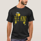 Bijensoort Cute Yellow Bee Kindness T-shirt (Voorkant)