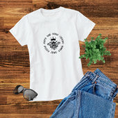 Bijensoort Eenvoudige moderne Inspirerend typograf T-shirt
