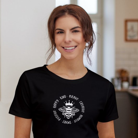 Bijensoort Eenvoudige moderne Inspirerend typograf T-shirt