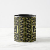 Bijensoort Elegant Gold en Black Bee Pattern Mok (Midden)