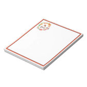 Bijensoort floraal notitieblok (Linkerzijde)