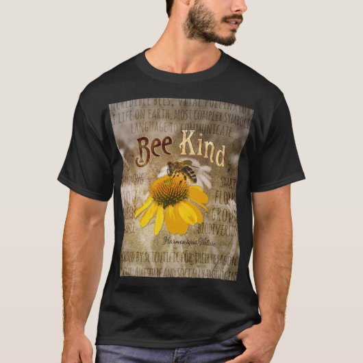 Bijensoort - Geharmoniseerde Natuur T-shirt (Voorkant)